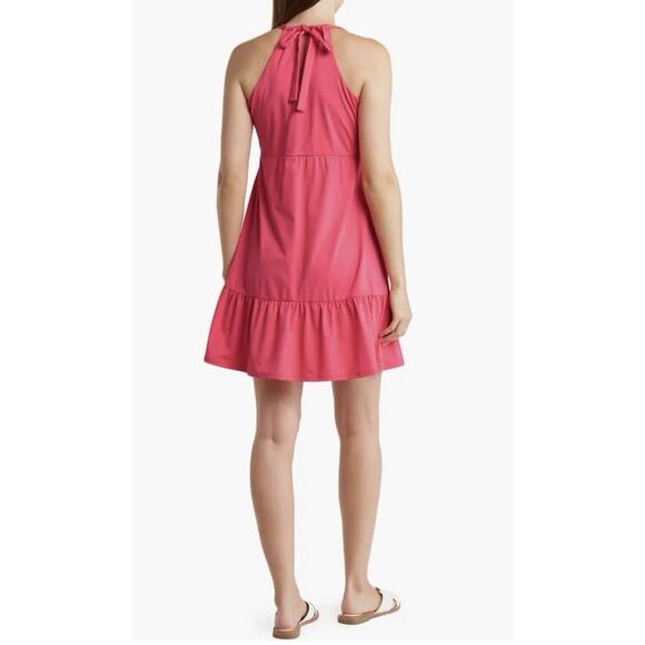 Tommy Bahama Double Strap Cover-Up Dress Color: Coral Coast size XS MSRP $138.00 - Picture 2 of 5